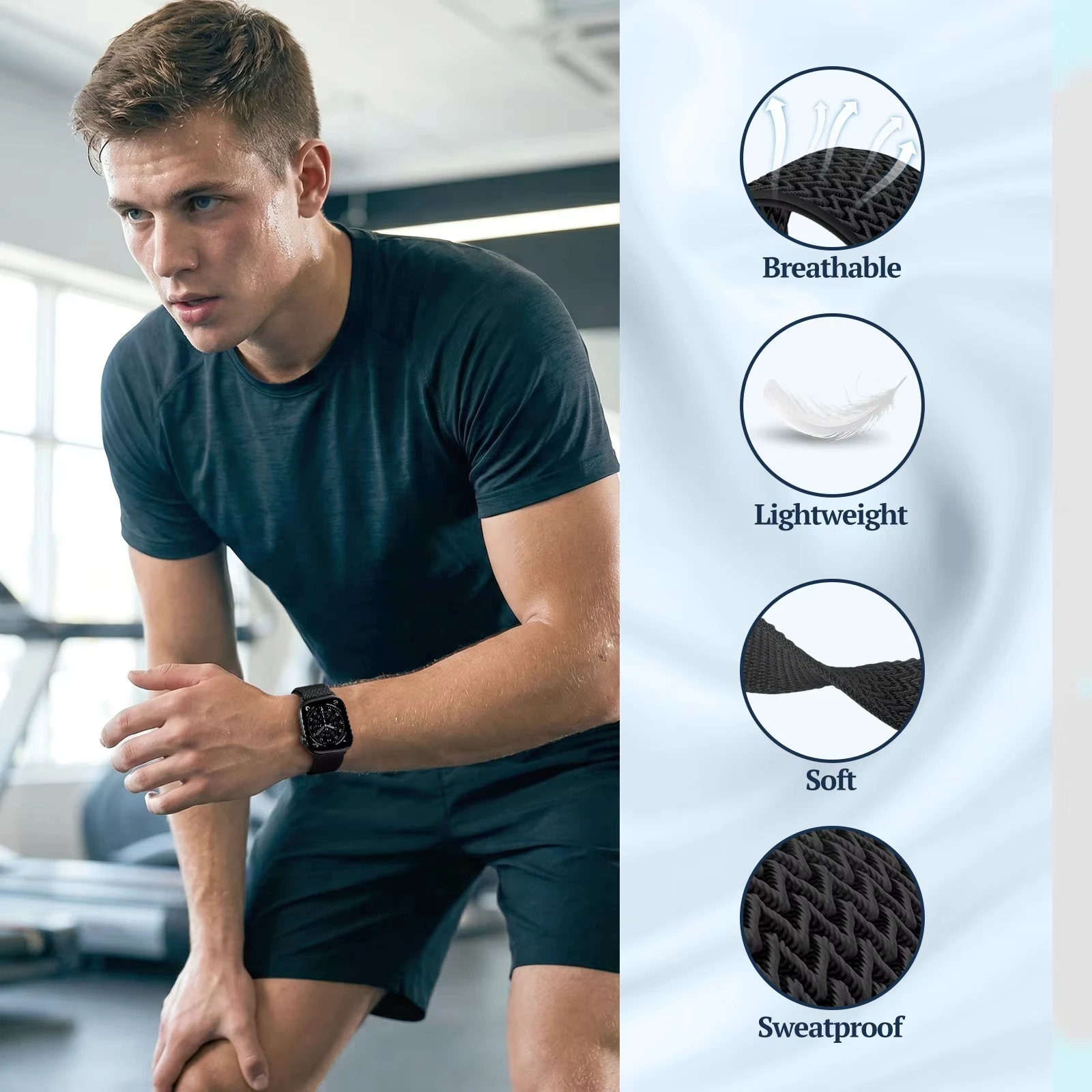 Sport Strap for Apple watch Ba - đánh giá và giá Smartwatch Apple Watches For Men