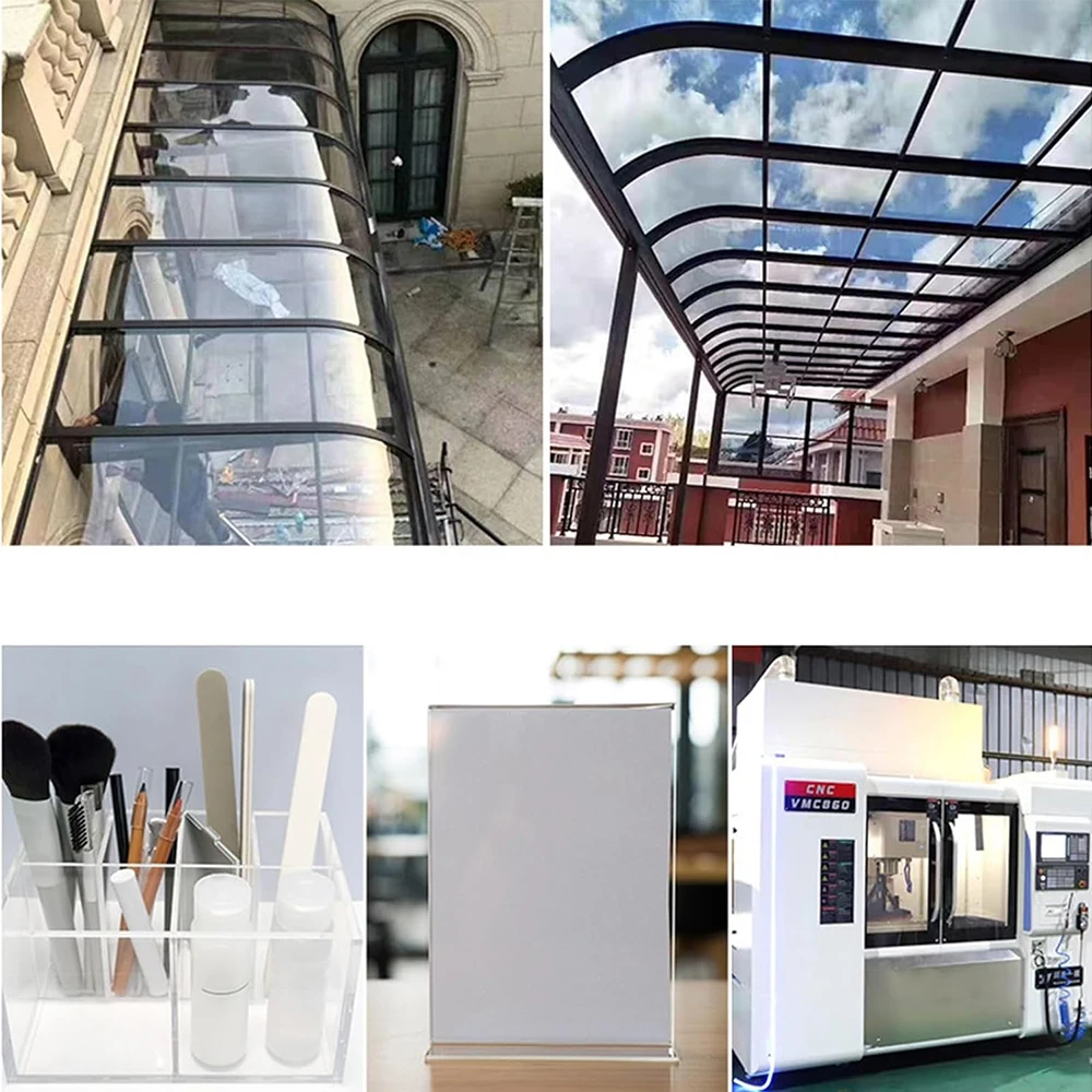 Transparent PVC Sheets For DIY Building Model materials Handmade Model Making Material Plastic Flat Board