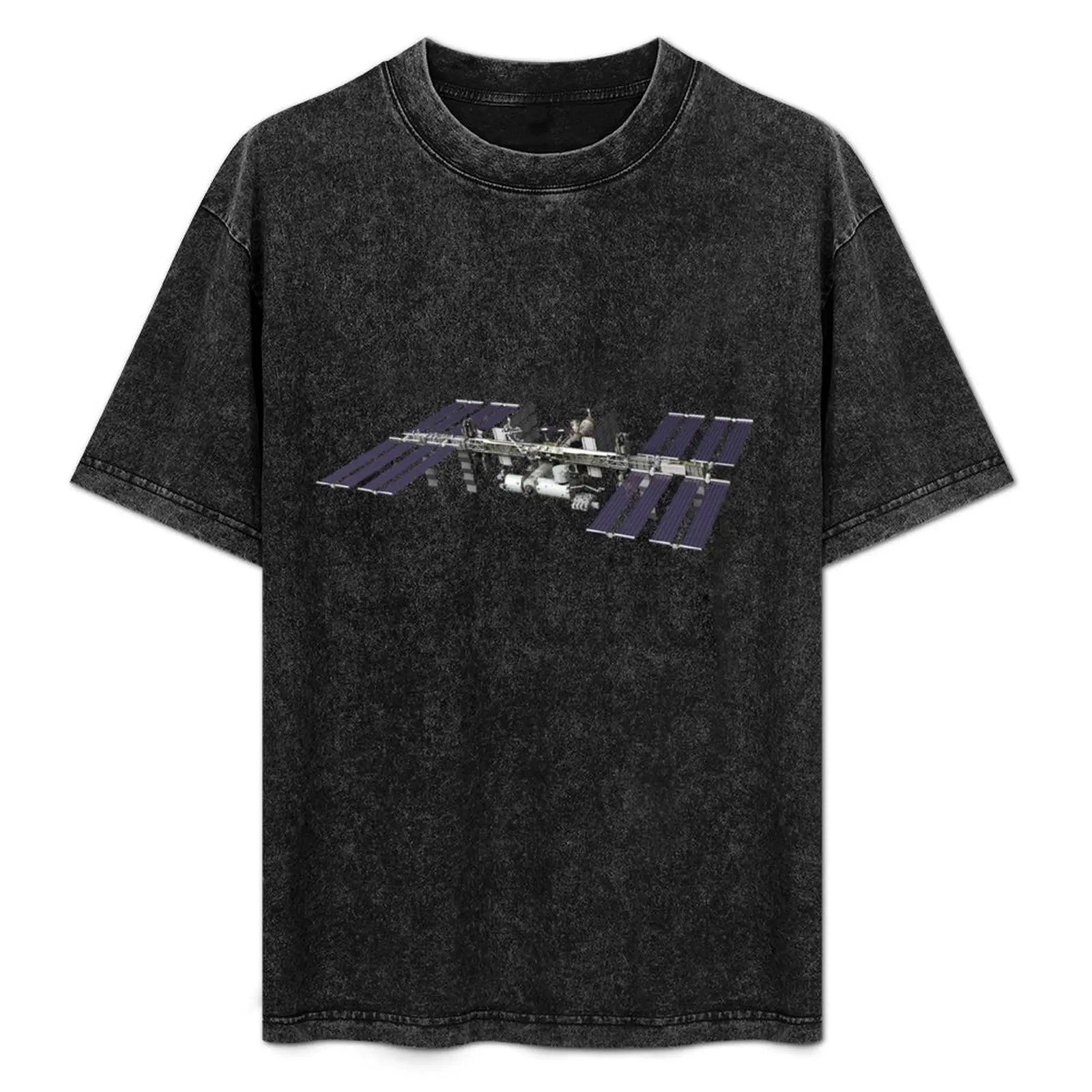 

International Space Station T-Shirt Luxury man luxury designer cotton graphic tees T-shirts oversize mens graphic t-shirts pack