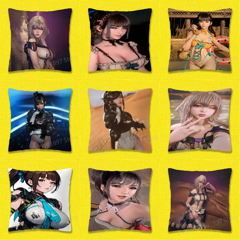 Game Eve S-Stellar Blade Throw Pillow Case For 55x55cm 30x30cm 50x50cm 45x45cm 40x40cm Square Chair Pillowcase Case