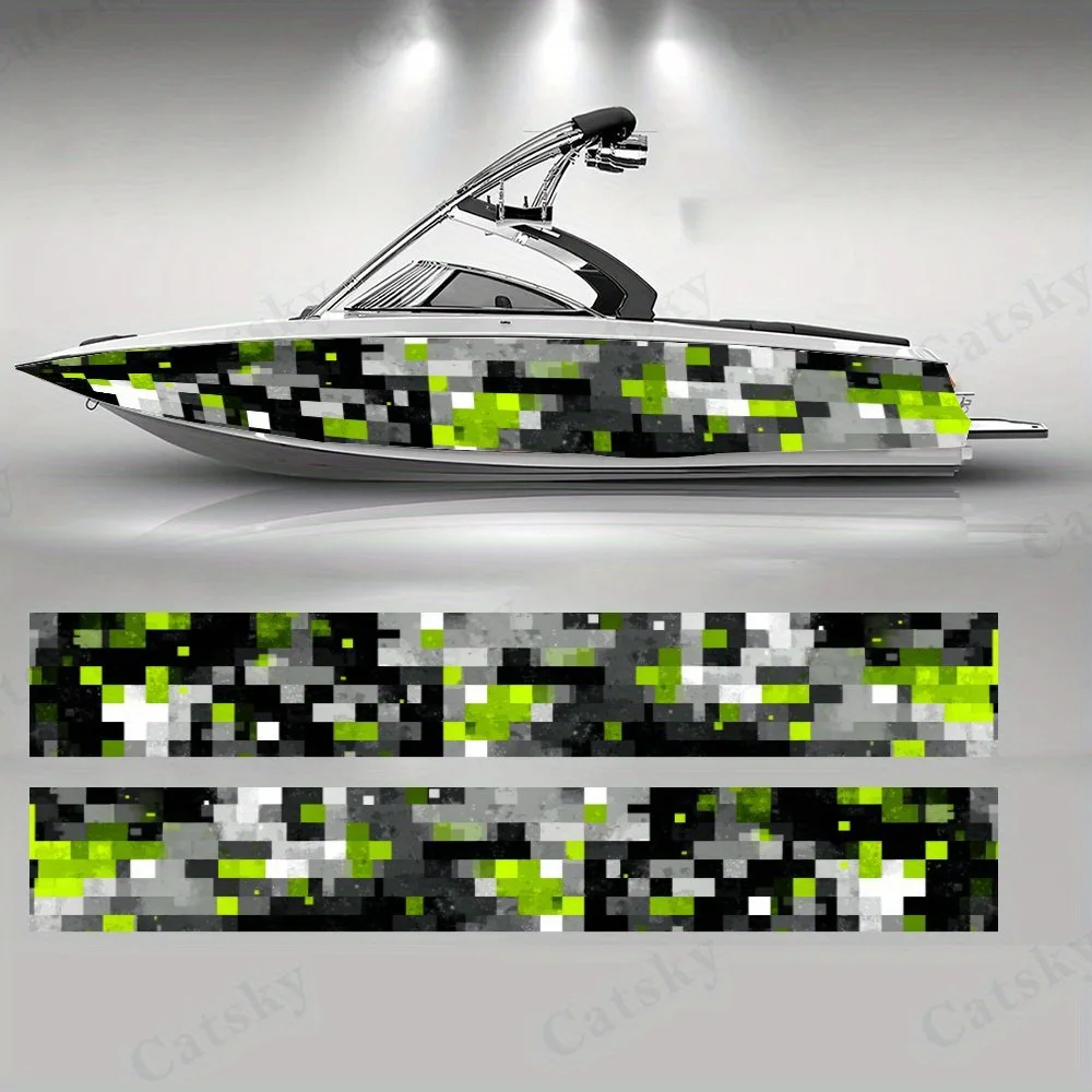 

Стильная квадратная наклейка на лодку, виниловый корабль, колода из мультфильма, лодка для рыбалки, декоративная наклейка на лодки с героями мультфильмов