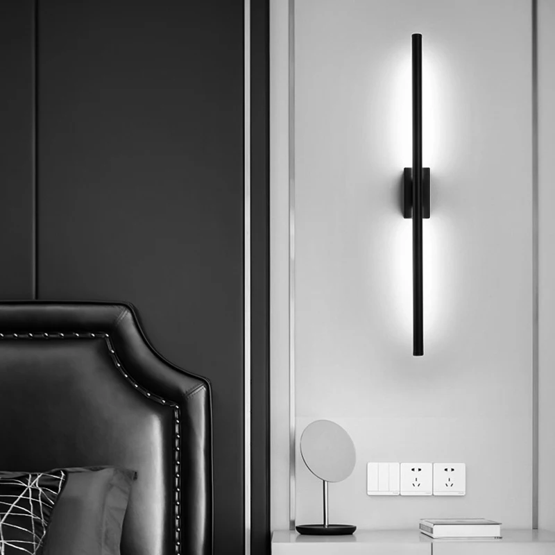 Lampada da parete moderna, applique da parete per interni bianco freddo da 8 W, lampade da parete anteriori per camera da letto, soggiorno, corridoio