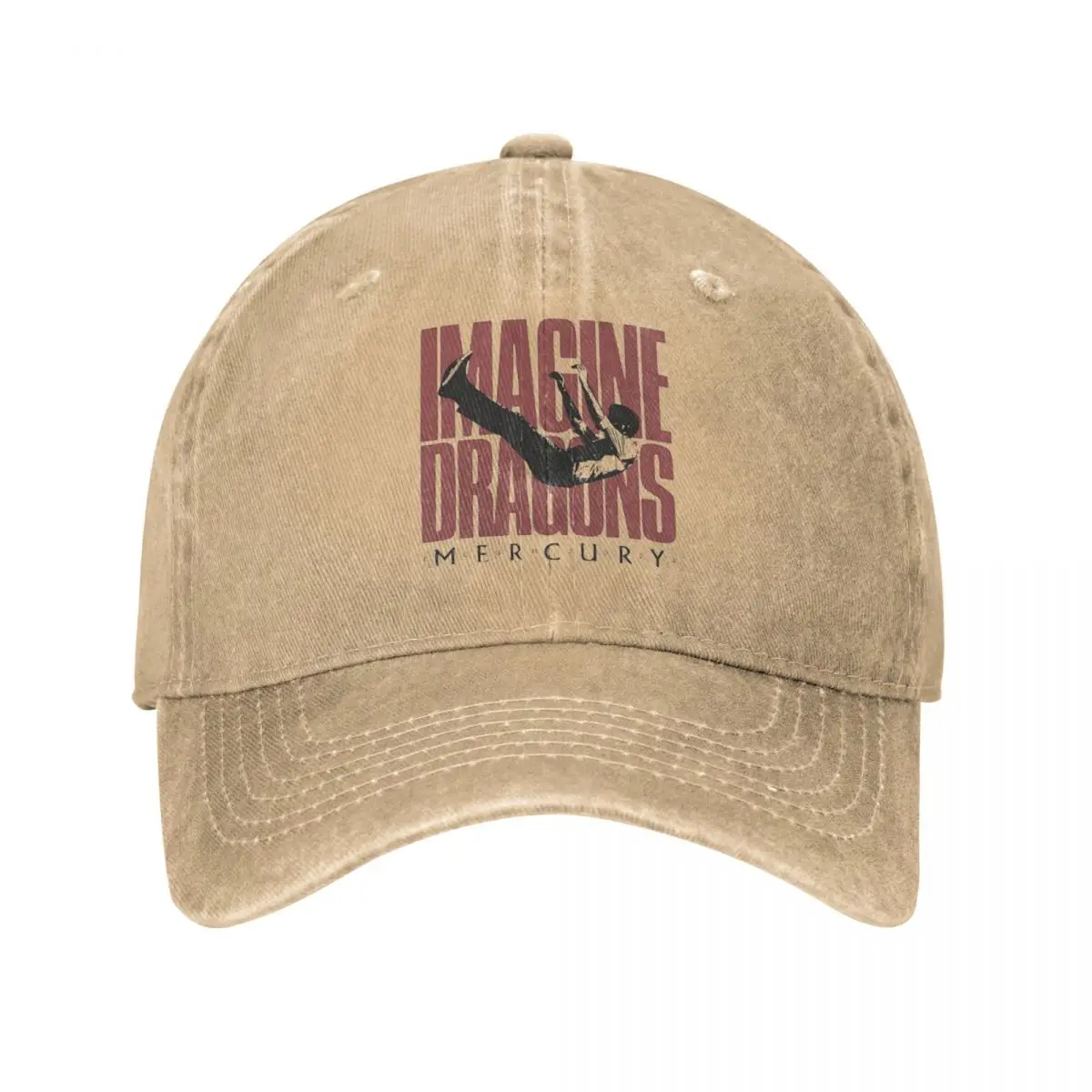 Vintage Imagine Dragons MercuryTour Baseball Caps Unisex Style Distressed Washed Headwear Outdoor Running Golf Hats Cap