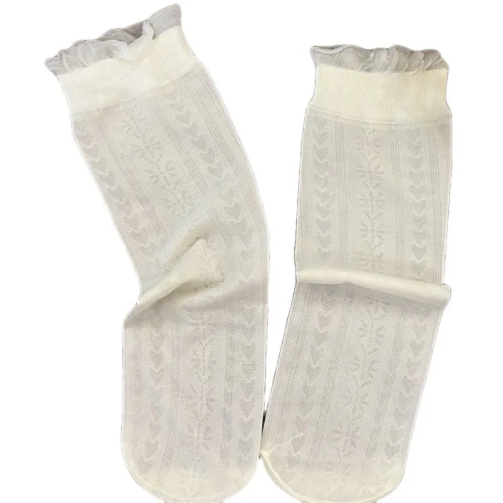 Children ultra-thin summer socks air ice lace socks stockings girl breathable mesh kids heap socks