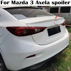 For Mazda 3 Axela Sedan Spoiler 2014 2015 2016 2017 2018 2019 High Quality ABS Plastics Car Rear trunk cover wings spoiler