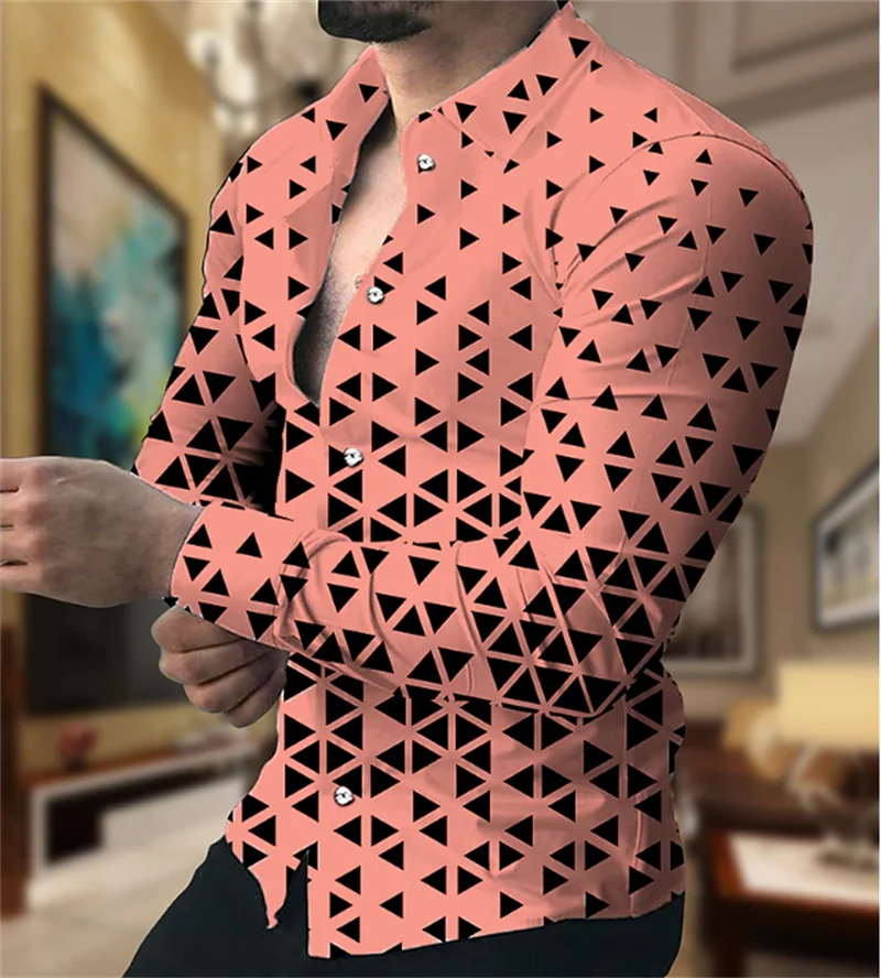2025 New Men's Casual Long Sleeve Button Style Regular Fit Retro Shirt Pocket Formal Shirt
