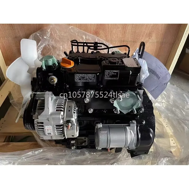 Excavator 3-cylinder mechanical diesel engine 3TNV76 3TNV88 3TNV70 complete engine assembly, suitable for Yanmar replace part