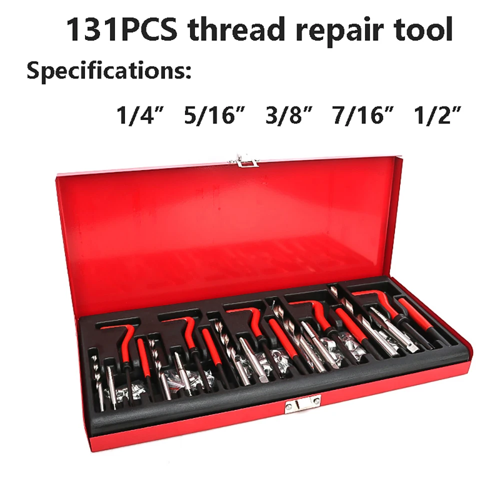 131pcs Thread Repair Tool 1/4\