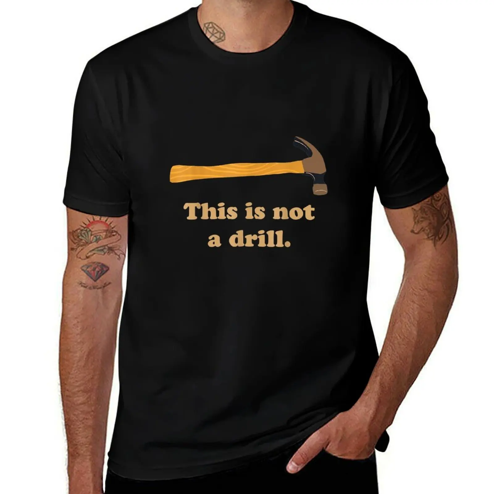 This is not a drill T-Shirt Plus Size All Match Tee Shirt T-Shirt