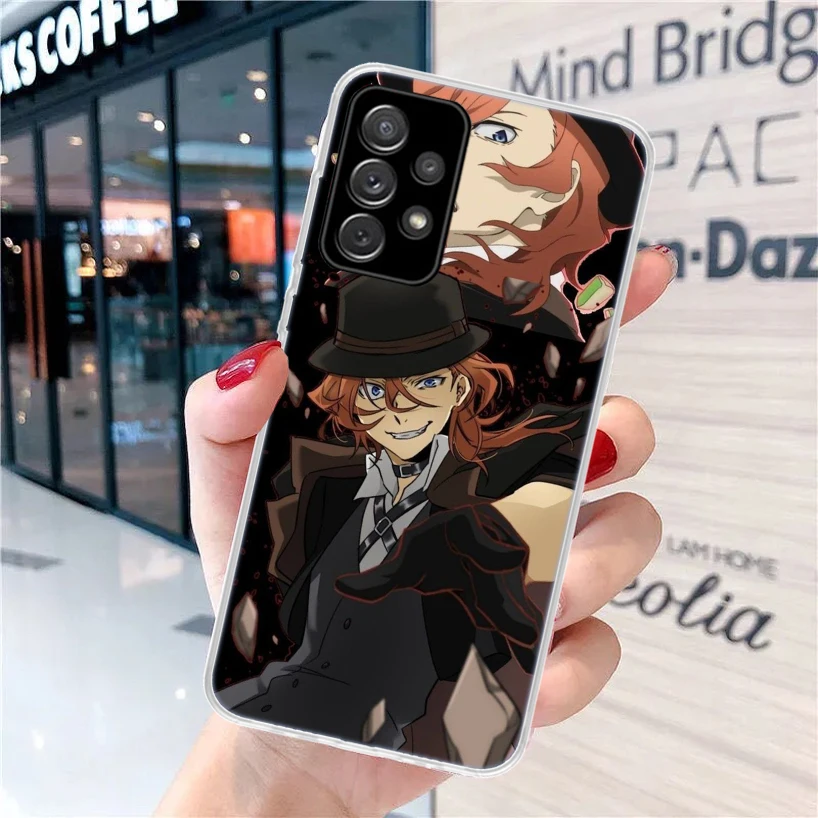 Bungo Stray Dogs Nakahara Chuuya Soft Phone Case for Samsung A55 A54 A53 A52 A15 A14 A13 A12 A25 A24 A23 A22 A35 A34 A33 A32 A03