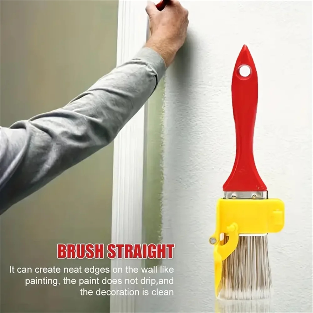 Edging Color Separation Paint Brush Portable And Durable Lightweight Cleaning Brush Painting Brush With Wooden Handle Tool