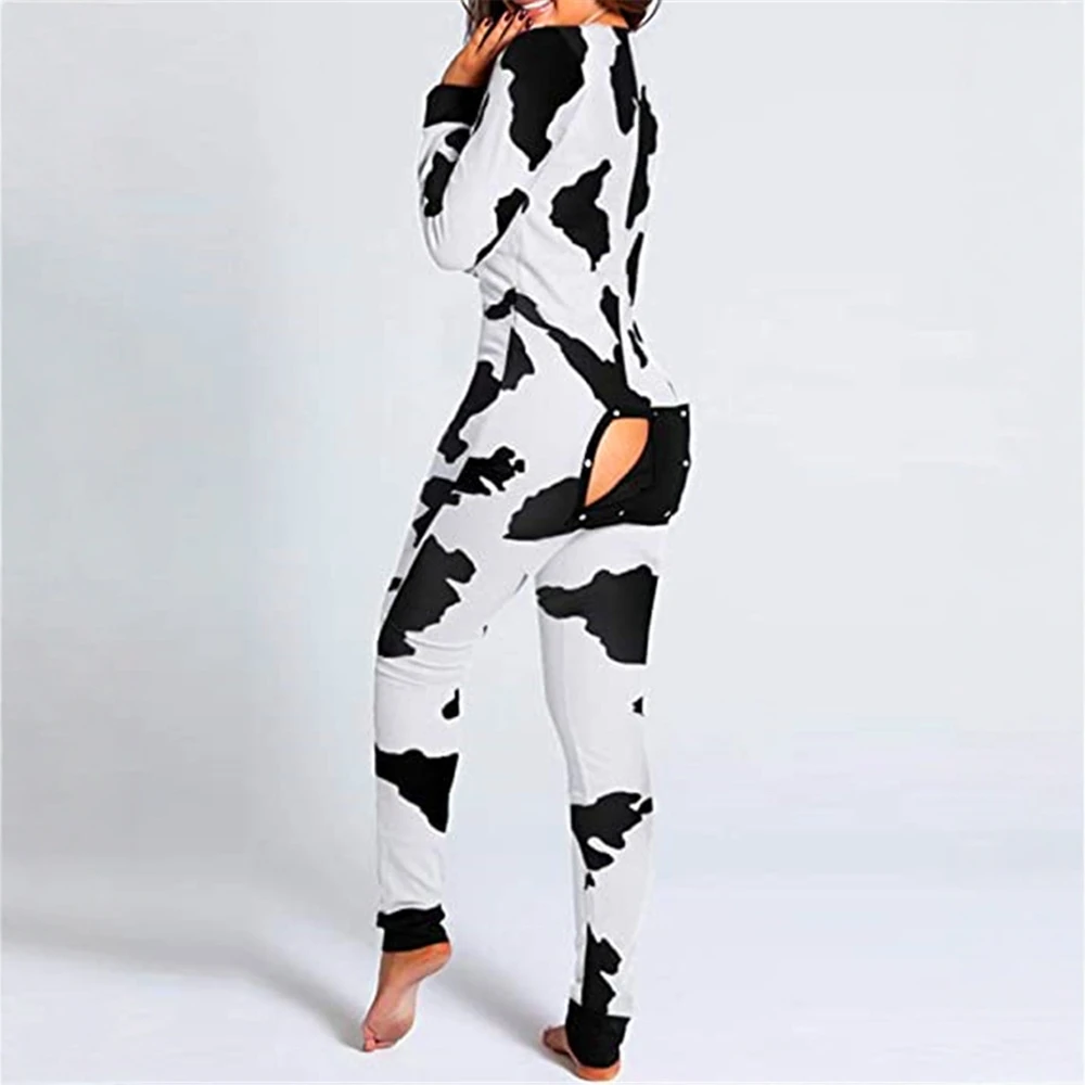 Jumpsuit Wanita Musim Gugur Fashionable Nyaman Lengan Panjang V-Neck Model Ketat di Pergelangan Kaki Kasual