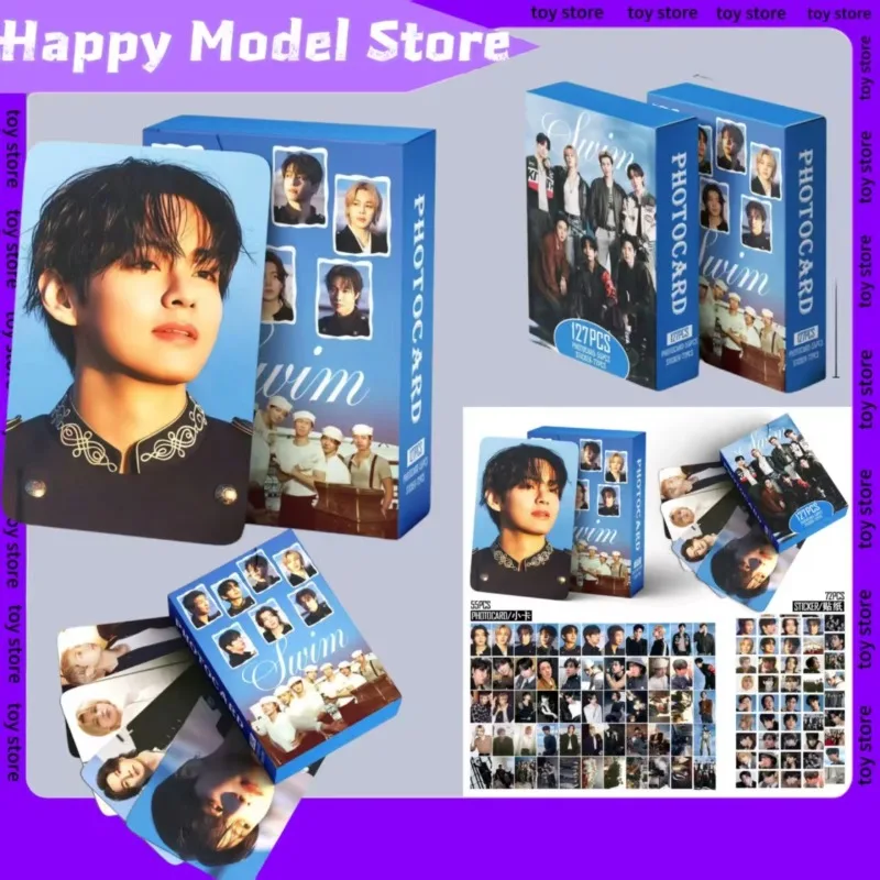 En stock: 127 tarjetas pequeñas de Kpop BTS, tarjetas BTS hechas a mano, tarjetas del álbum SWIM, pegatinas BTS, tarjetas coleccionables BTS, fotos de BTS, regalos de merchandising.