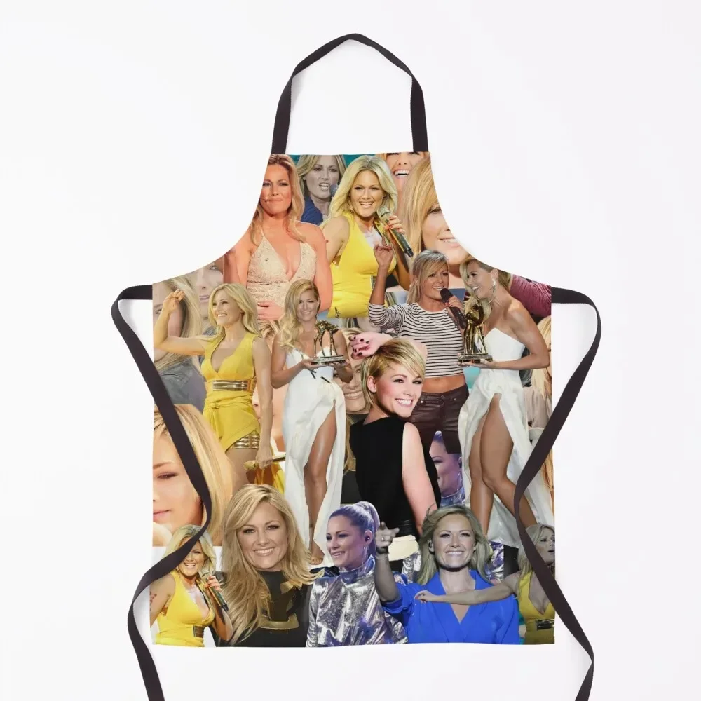 

Helene Fischer German Singer Abstract Collage Pattern Apron Camping Things For Kitchen Apron