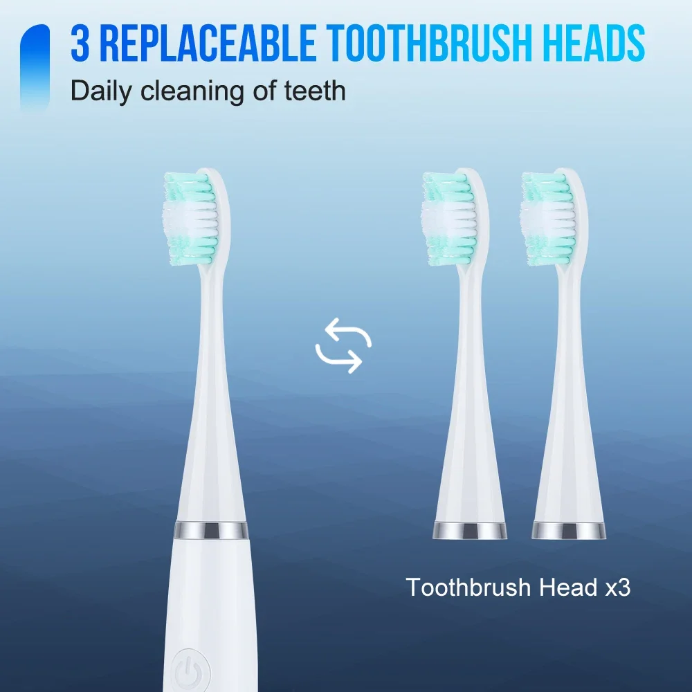 Electric Toothbrush Set with Six Functions for Total Oral Care Efficient Tartar Removal with Scaling Teeth Feature