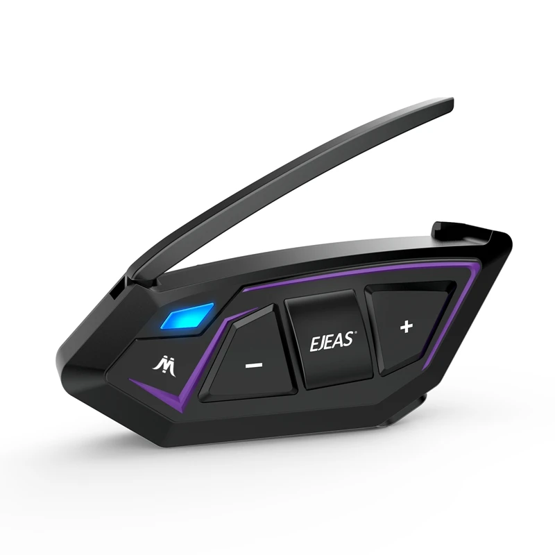 EJEAS New MS8 Helmet 5.1 Bluetooth Headset for Motorcycle Mesh Intercom Helmet Excellent Sound Quality Hands-free Calling