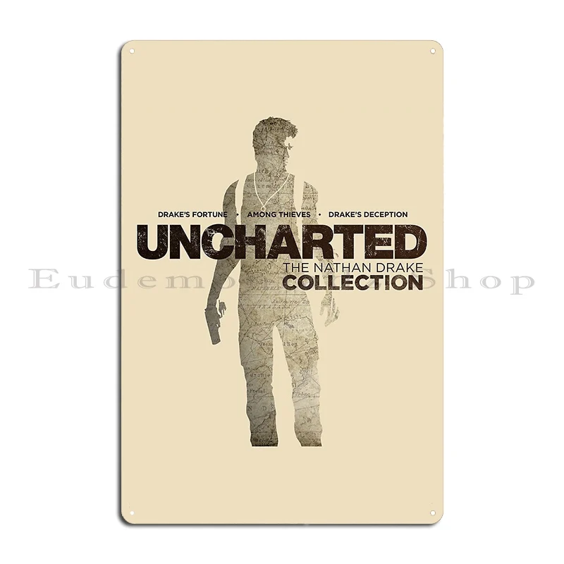 Uncharted Theme Version 2 2 Metal Sign Decoration Custom Create Kitchen Pub Tin Sign Poster