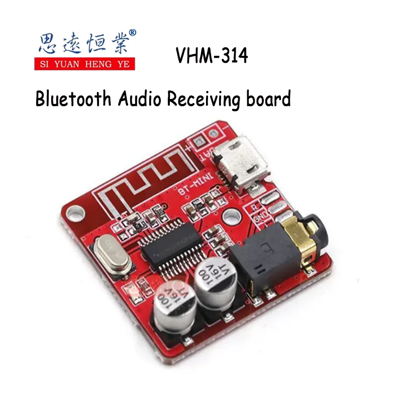 1PCS VHM-314 Bluetooth audio Receiver board, Bluetooth 5.0 MP3 lossless decoding board, Wireless stereo music module