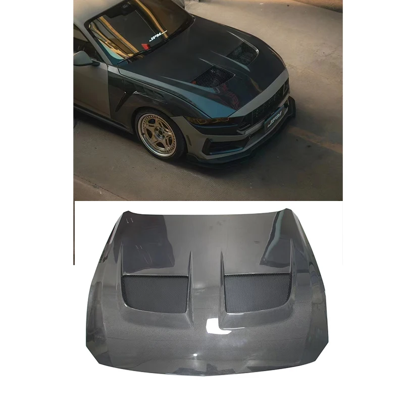 

Tom AutoHigh Quality Hood for the 2024 Ford Mustang GTD Hood Carbon Fiber Engine Cover Clear Engine Hood Body Kit