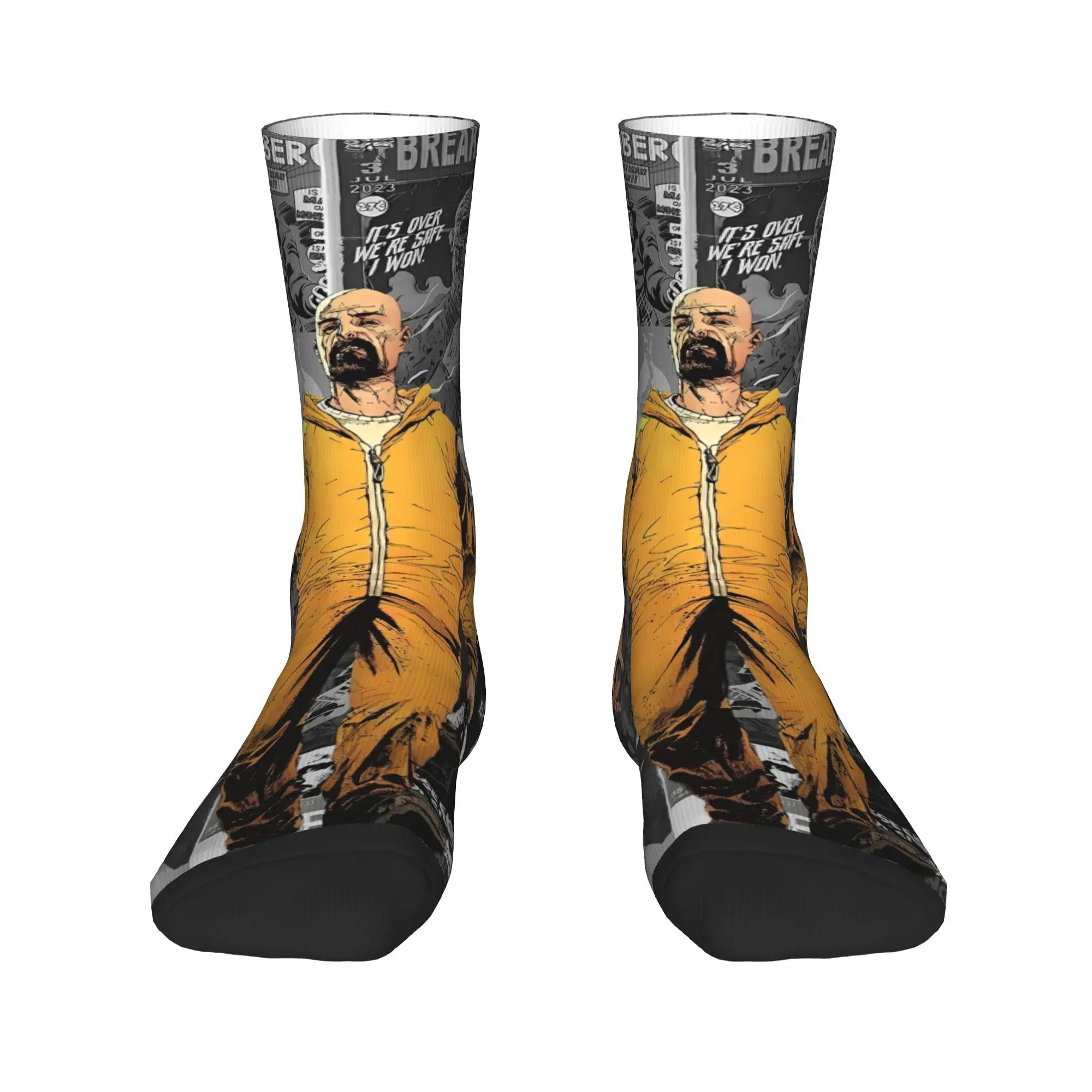 Breaking Bad Graphic Printed Stockings  Graphic Kawaii Socks Winter Anti Skid Socks Men Cycling High Quality Socks - view 2