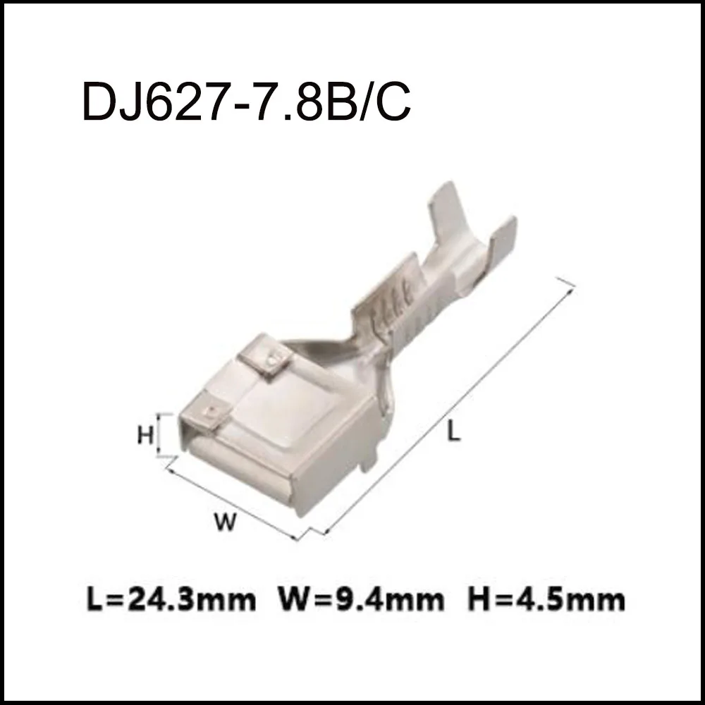 

2000PCS DJ627-7.8B/C New energy automotive waterproof connector female male plug terminal socket pinDJ622-3*0.6A/B