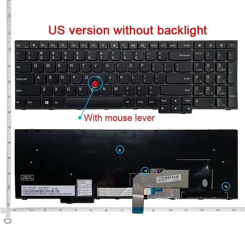 New for lenovo Thinkpad S5 S5-2ND Generation E560P Laptop keyboard English US With/Without Backlight
