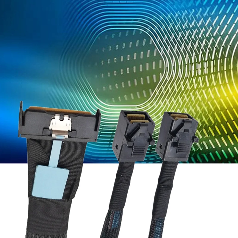 NEW-0.8M Server Adapter Cable Slimesas MCIO 8I To 2Xsff-8643 MINISAS Server Data Multifunction Convenient Adapter Cable