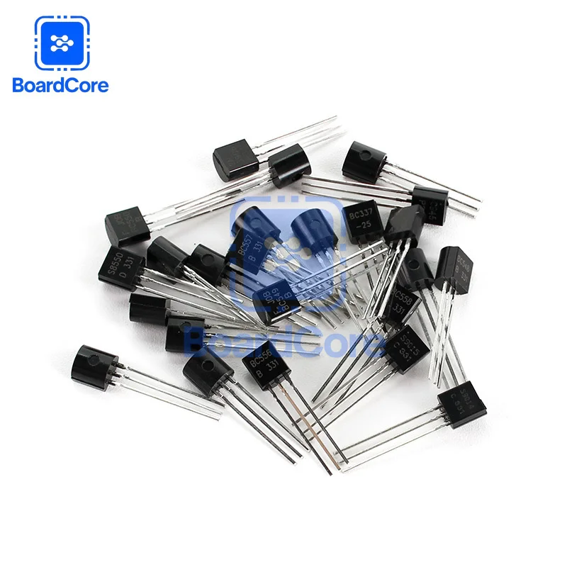 840PCS TO-92 Transistor Kit 24 Values 2N2222 2N3904 2N5551 BC327 BC337 BC547 BC549 BC558 A1015 C1815 S8050 with ESD15 Tweezer