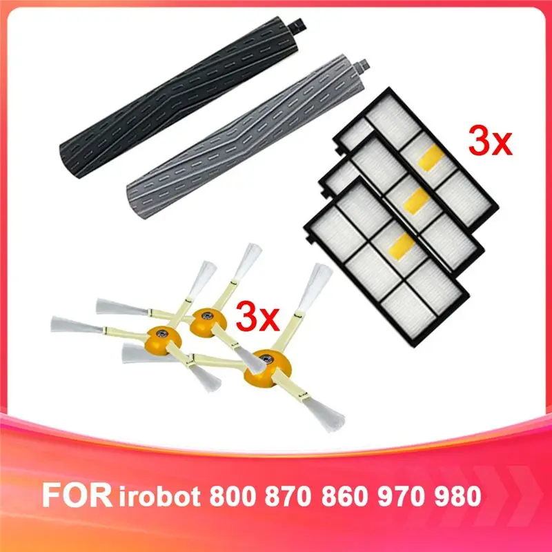 

AEE4-для Irobot 800, 870, 860, 970, 980, аксессуары для роботов, роликовая щетка, боковая щетка