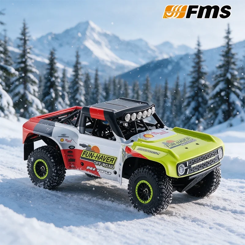 FMS 1/18 Mini RC Short Course Truck Brushed & Brushless Versions Realistic Scale Collectible High Speed Racing Hobby Toy Vehicle