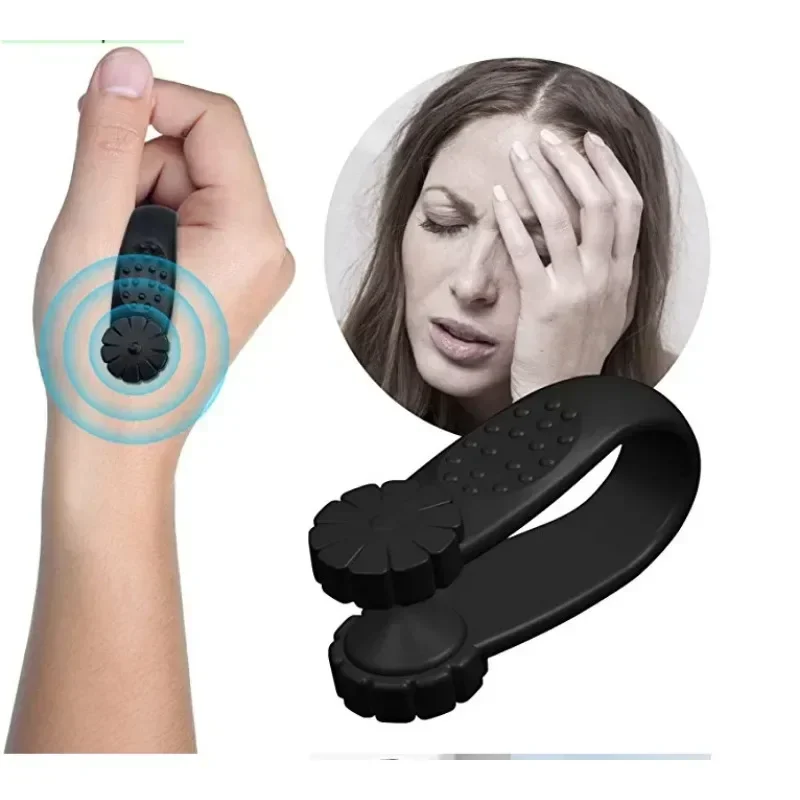 Fingergelenk-Handmassagegerät, tragbares Akupressur-Massagegerät, Linderung von Kopfschmerzen, Linderung von Kopfschmerzen, Massage-Clip, Migräne-Hilfe