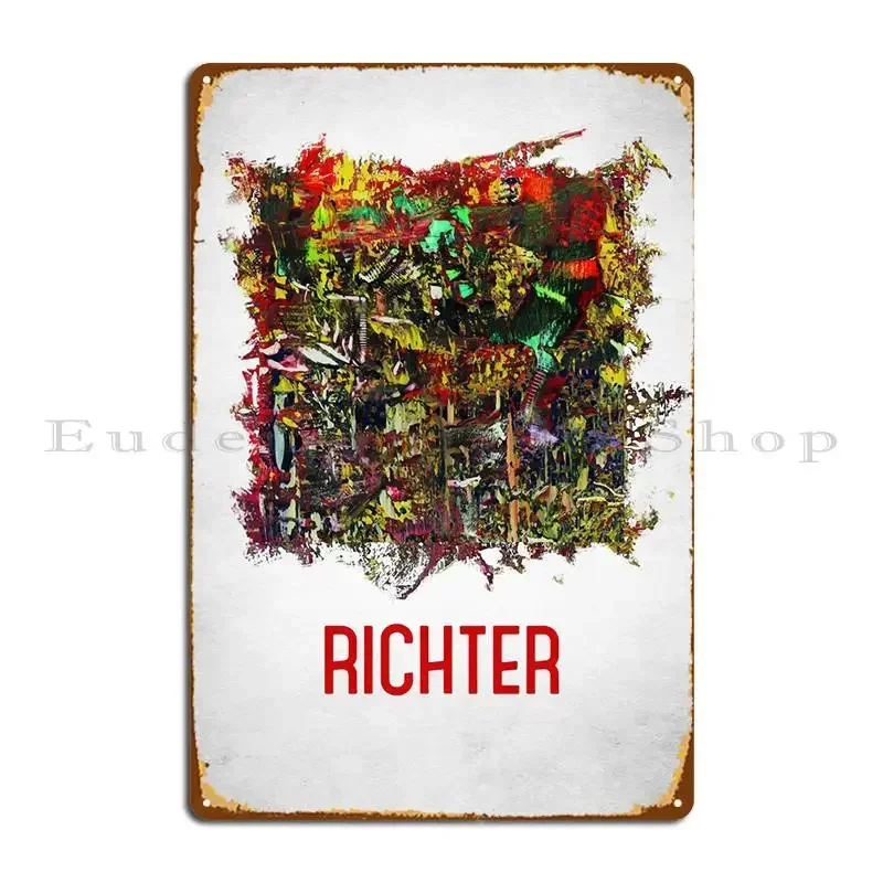 Gerhard Richter Metal Sign Designing Cinema Party Personalized Cave Tin Sign Poster
