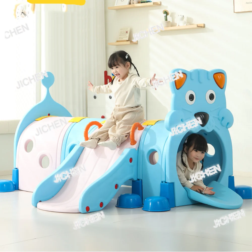 อุโมงค์คลาน JC - ของเล่นเด็กทำจากพลาสติกทนทาน สำหรับใช้ในร่ม โรงเรียนอนุบาล และสถานรับเลี้ยงเด็ก