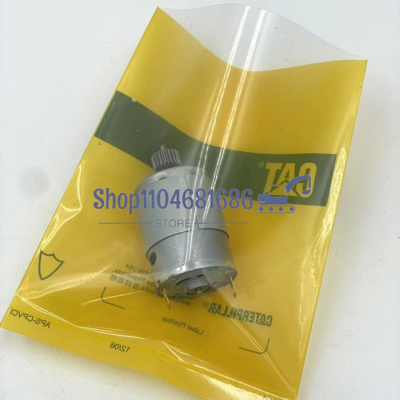 Motor de controle de motor 24v dc para cat caterpillar 311b 312b 320b 320c 320d 323d acelerador de escavadeira regulador de passo