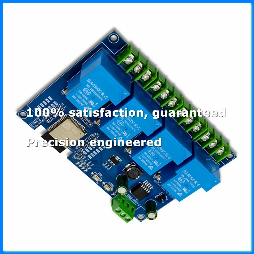4 Channel Relay Module 30A DC7-28/5V WIFI Bluetooth Relay Module ESP32-WROOM Development Board-A23R