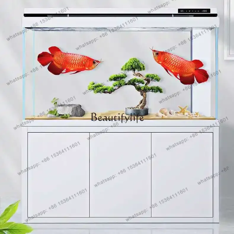 JJ Fish tank background sticker 3D three-dimensional high definition wallpaper self-adhesive mural custom waterproof
