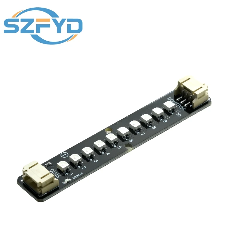 1PCS 10 Bit RGB LED Strip Light WS2812B Programmable 5V Color Changing Colorful Strip Light For Arduino Kit ESP32