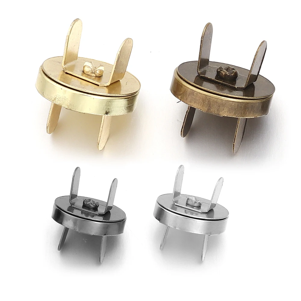 10Sets 14/18mm Metal Magnetic Snap Clasps Buttons Automatic Adsorption Buckle Handbag Purse Wallet Craft Bags Parts Accessories