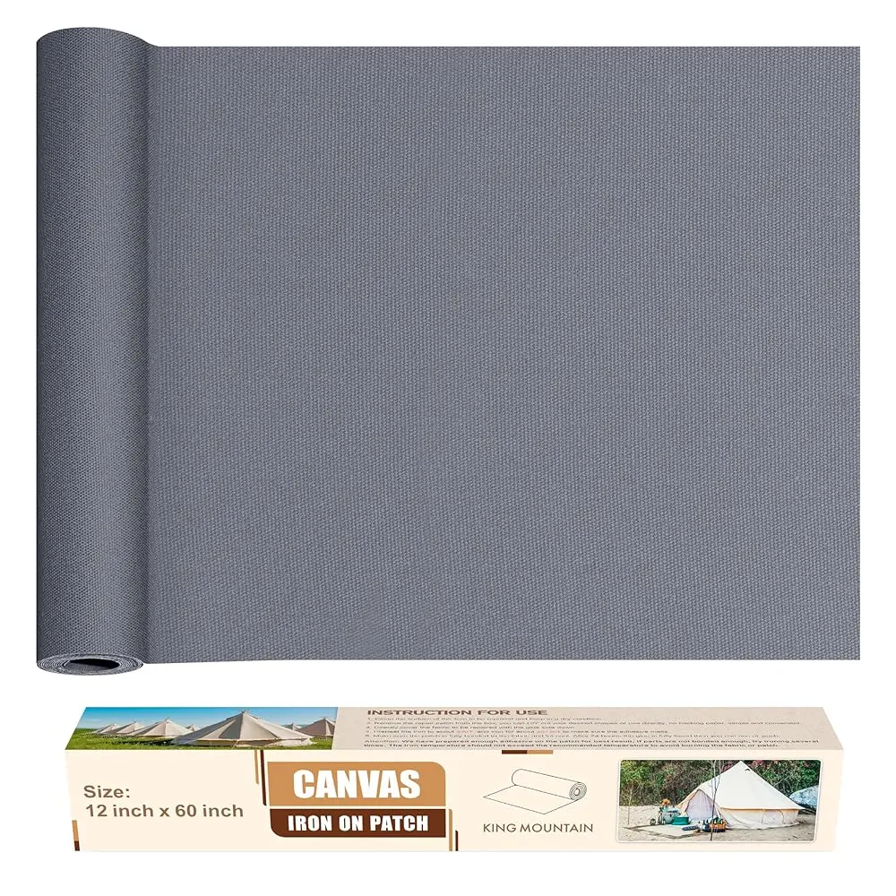 

Тканевая нашивка на клеевой основе, 12×60 дюймов, водонепроницаемая, 100% хлопок, для ремонта различных предметов мебели, палаток, одежды, сидений, чемоданов