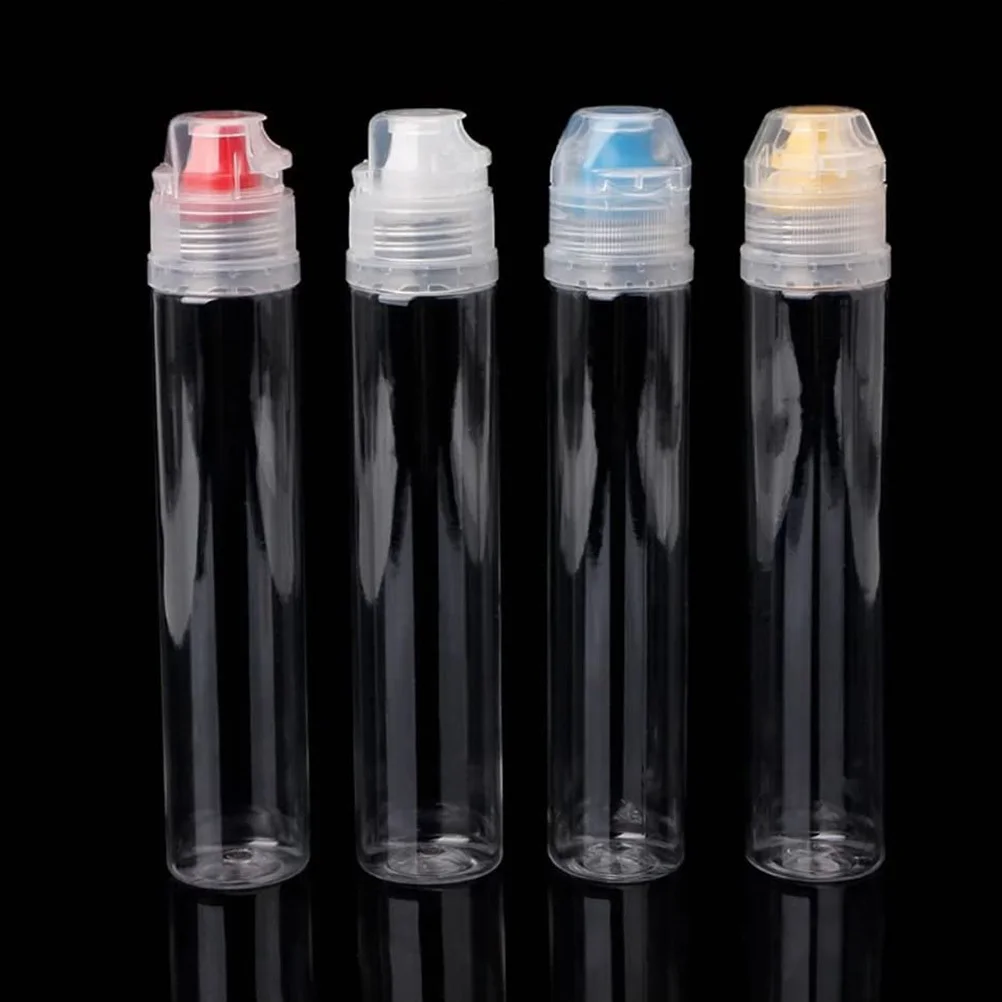 

8Pcs Kitchen Sauce Bottles Plastic Reusable Squeeze Containers for Salad Dressing Ketchup Mustard Condiment Dispenser