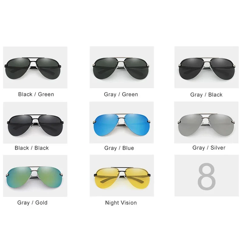 GXP Pilot Randlose Sonnenbrille Polarisierte UV400 Anti-reflexion Trendy Fahren Gläser Frauen Retro Ultraleicht Outdoor Brillen – Detail 12