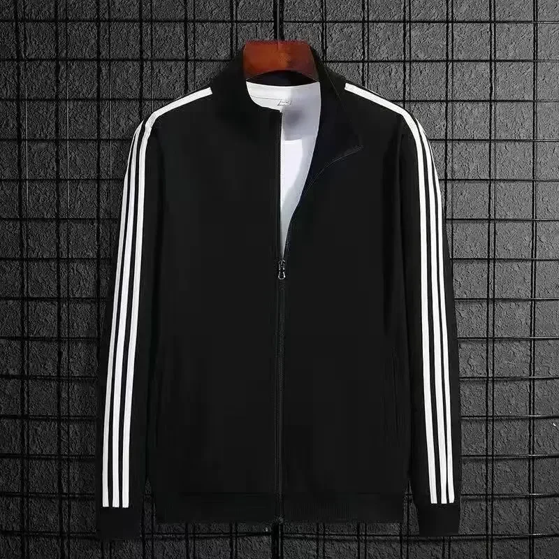 New Spring Autumn Thin Couple Stand Collar Jacket Student Loose-Fit Sport Casual Three-Button Jacket Top Men's Baseball Uniform