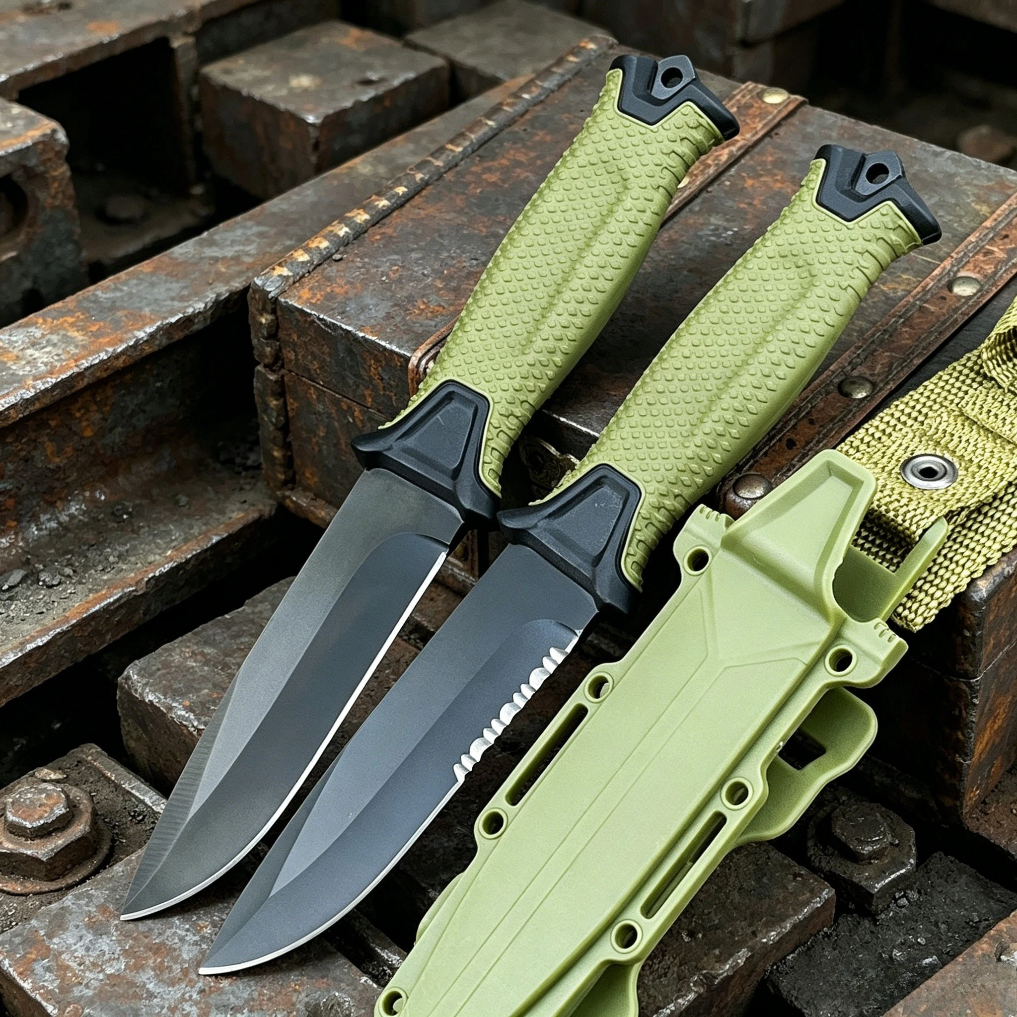 

1500 Lightweight Portable Fixed Knife 440C Steel Blade Durable FRN Handle Reliable Utility Tool for Camping Hiking Fishing Trips