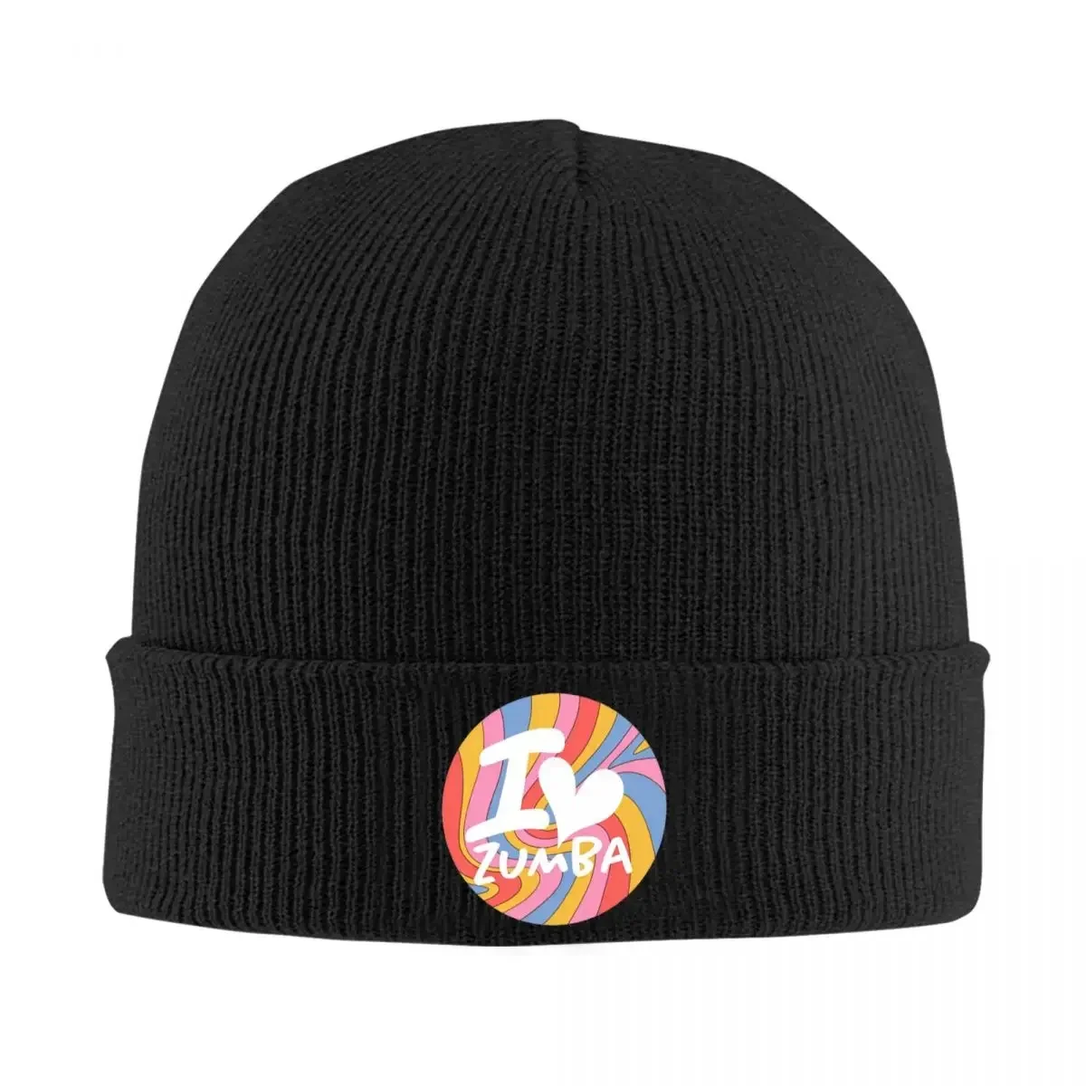 I Love Z-Zumbas - Vibrant! Hat Autumn Winter Beanies Warm Dance Fitness Caps Men Women Acrylic Knitted Hat