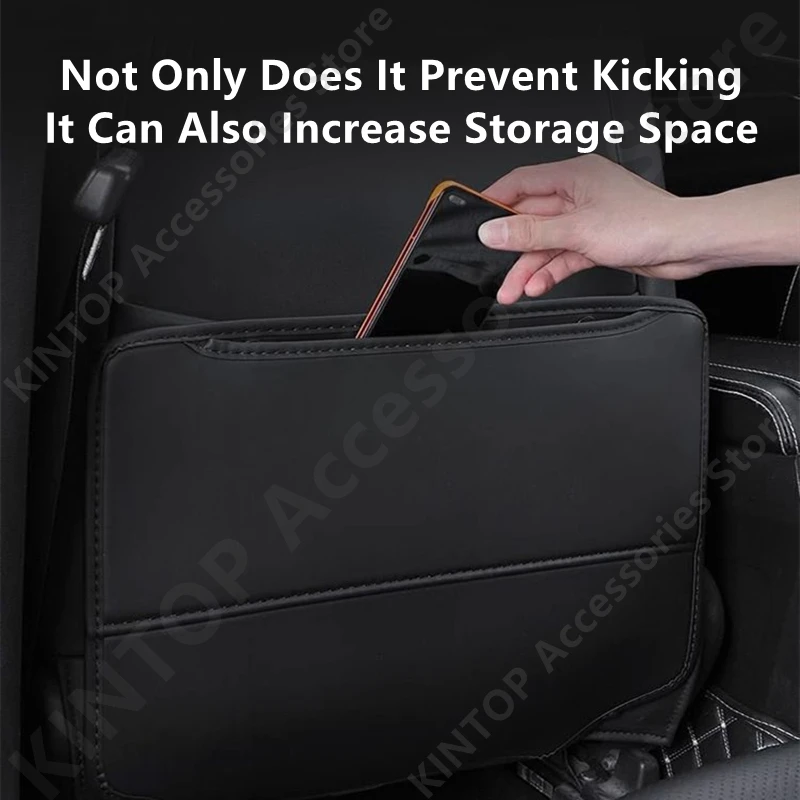 For JISHI 01/POLESTONES/ROX 01 23-25 Leather Seat Anti Kick Pad,Interior Decoration Protection Accessories Refit