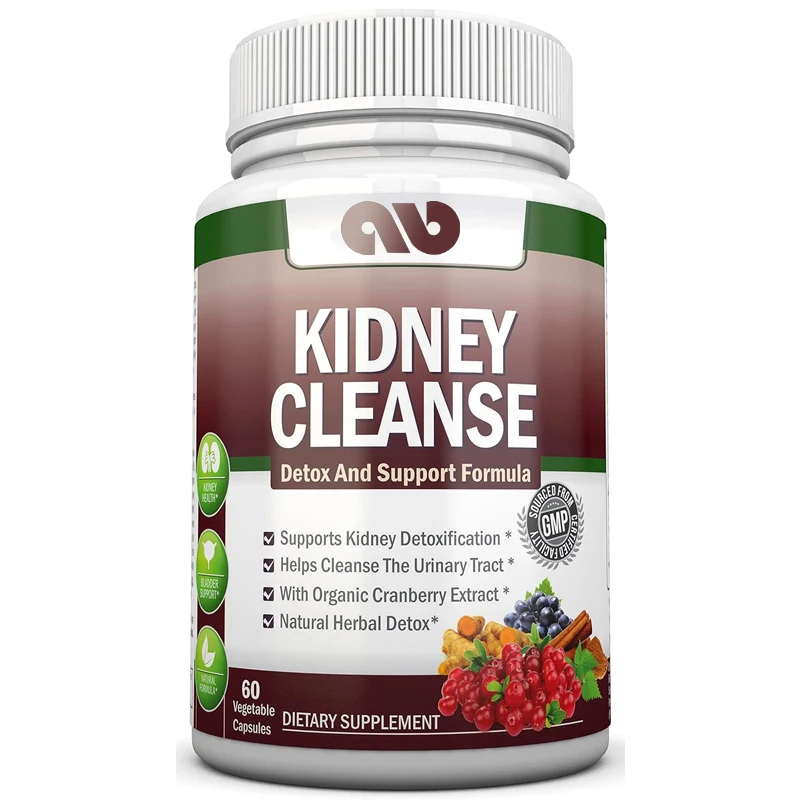 KIDNEY CLEANSE - Detoxification and support for urinary tract, bladder, and kidneys -60 capsules