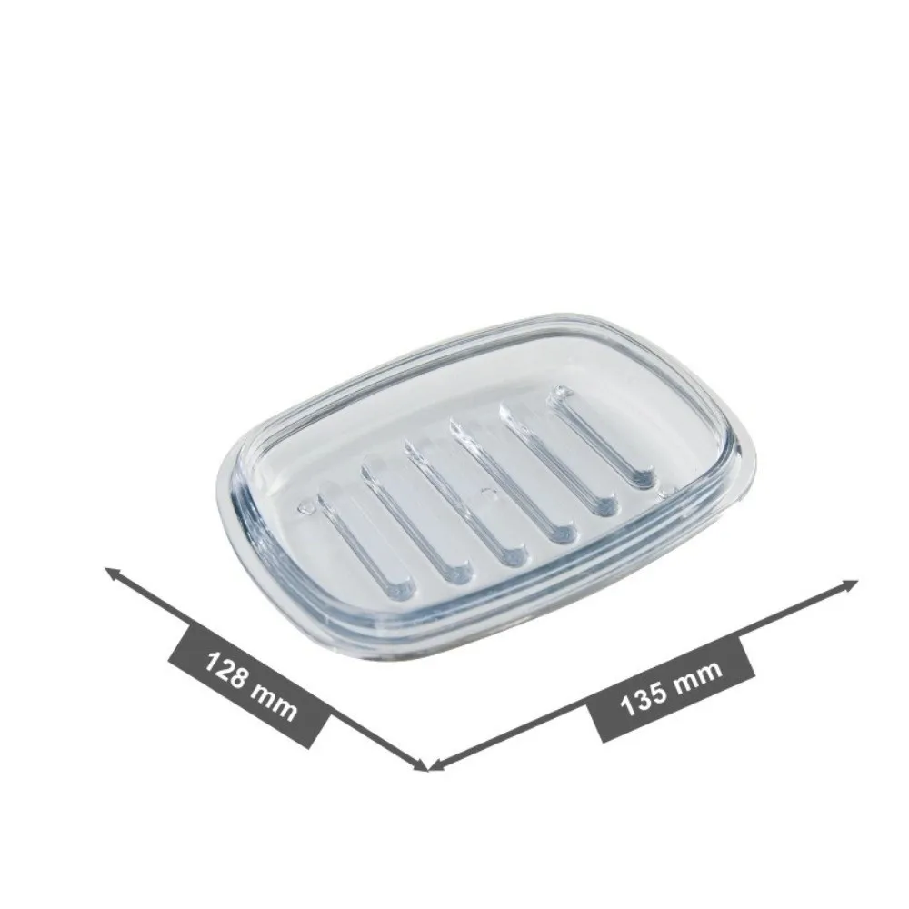 

Многоразовая мыльница на присоске для душа, настенный держатель для мыльной губки без удара, съемный прозрачный поддон для мыла, туалет