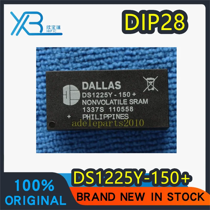

（1/10PCS）DS1225Y-150+ DS1225Y-150 DIP-28 brand new clock chip in stock fast delivery
