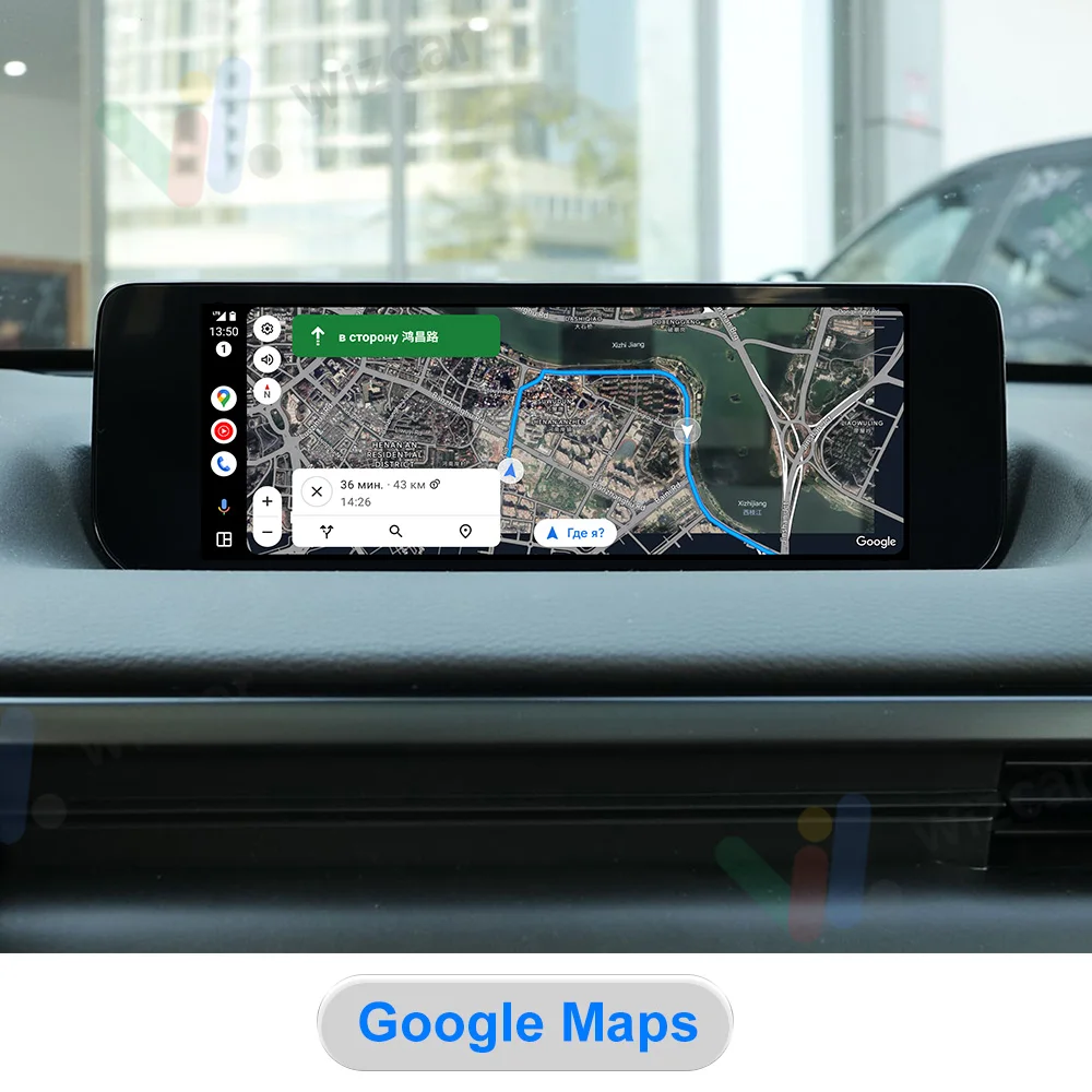 For MAZDA CX50 CX5 CX30 WIZCAR M1 Mini | Wireless Android Auto Google Waze Maps Spotify Music Navigation For Android Phone Use