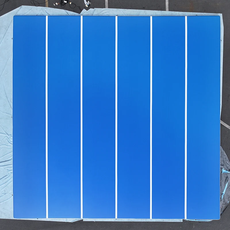 Custom Size Inflatable Gym Floor 12m X 12m DWF Drop Stitch Air Mat for Martial Arts Dojo